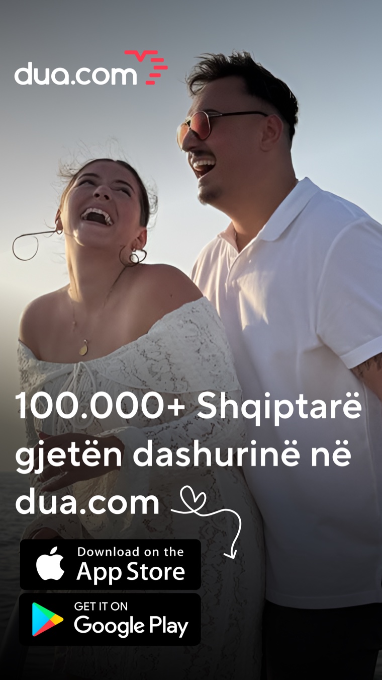 100.000+ shqiptarë gjetën dashurinë në dua.com