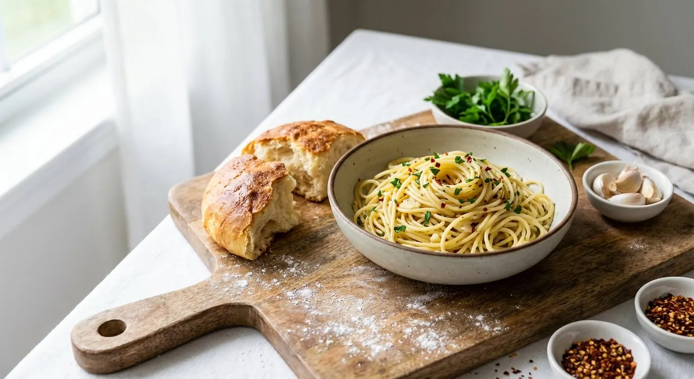 Makarona Aglio e Olio – Recetë Italiane - Recetë tradicionale shqiptare