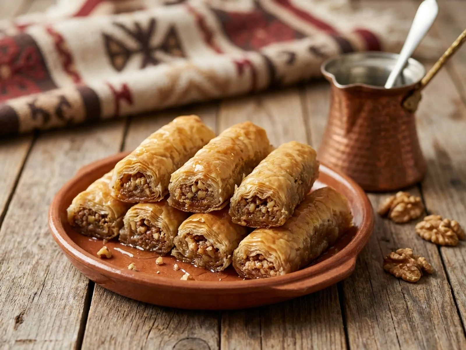 Bakllava e shpejtë role - Receta Tradicionale në Shtëpi