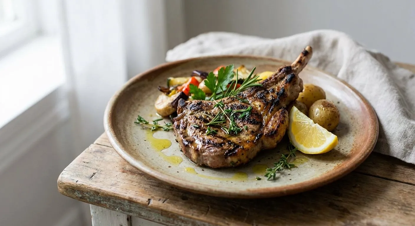 Berxollë Viçi në Skarë - recetë tradicionale shqiptare mish & peshk nga Tirane