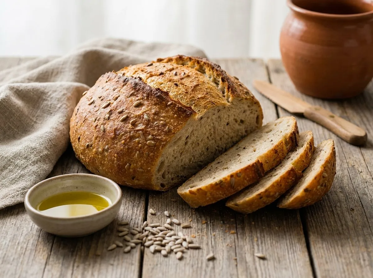 Bukë me Fara Luledielli - Recetë tradicionale shqiptare