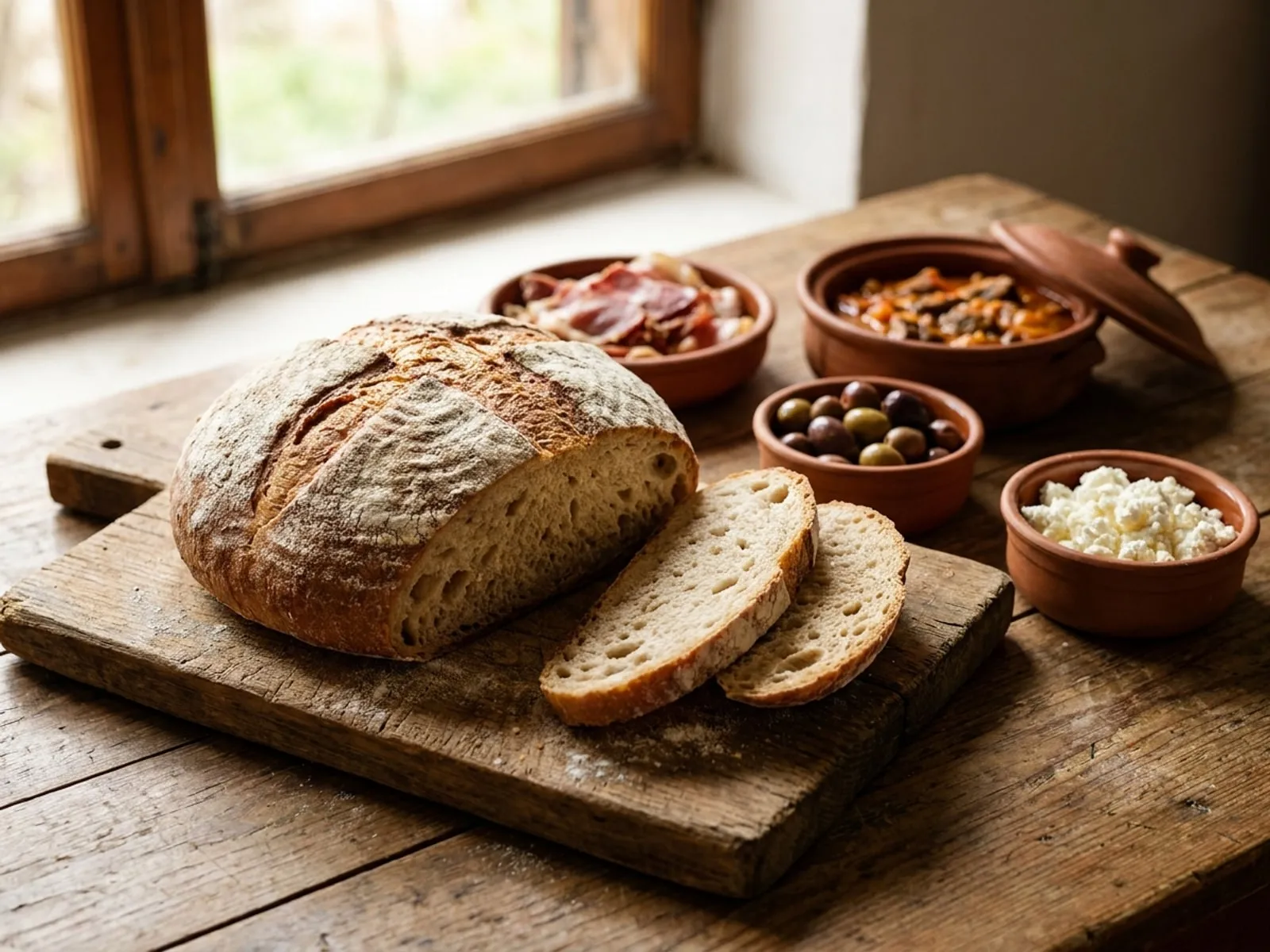 Bukë miell gruri e bërë në shtëpi - Si ta Bëni në Shtëpi - recetë tradicionale shqiptare mish & peshk nga Tirane