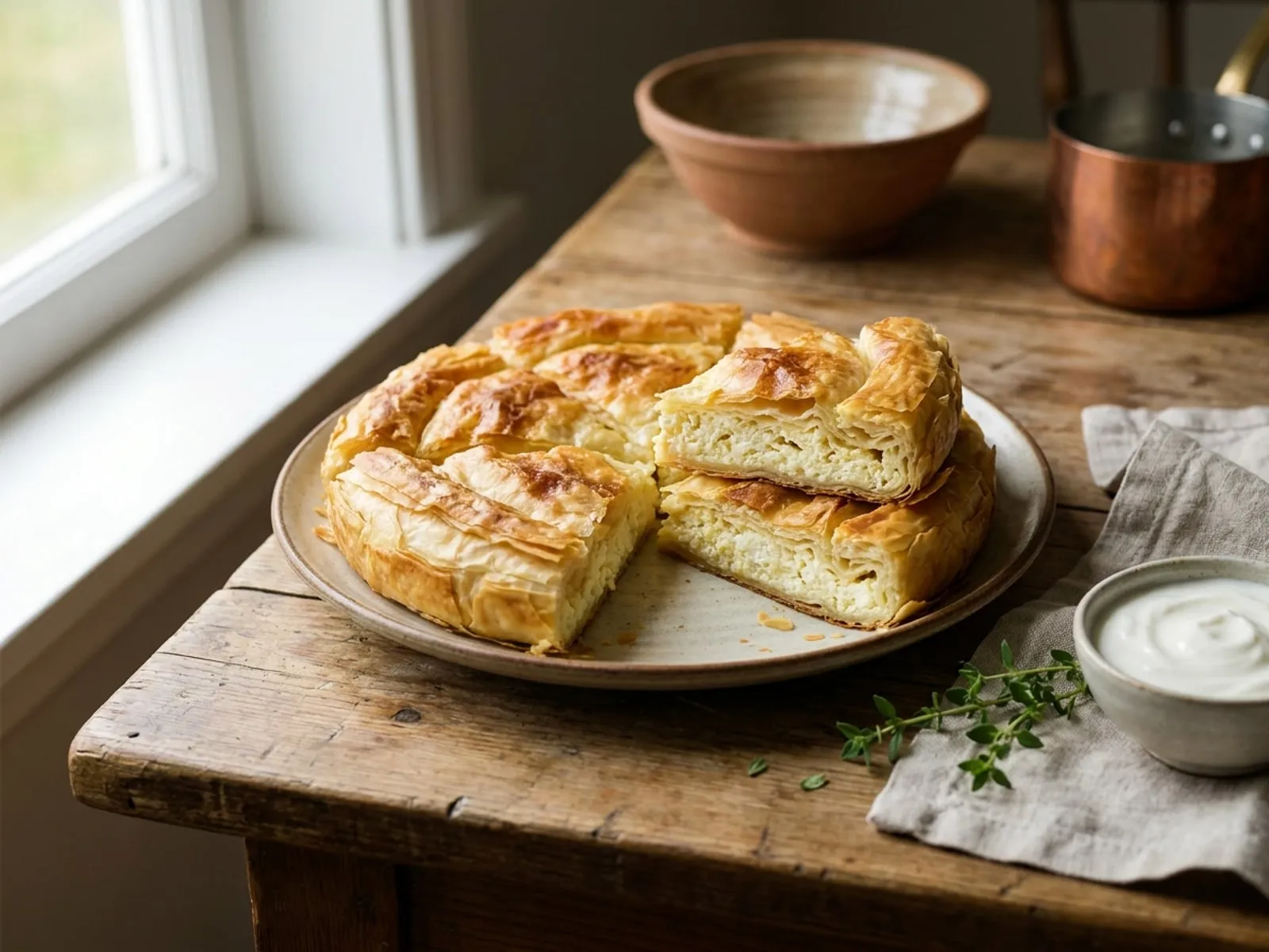 Byrek Me Gjize E Veze - Receta Tradicionale në Shtëpi - recetë tradicionale shqiptare buka & brumera nga Gjirokaster