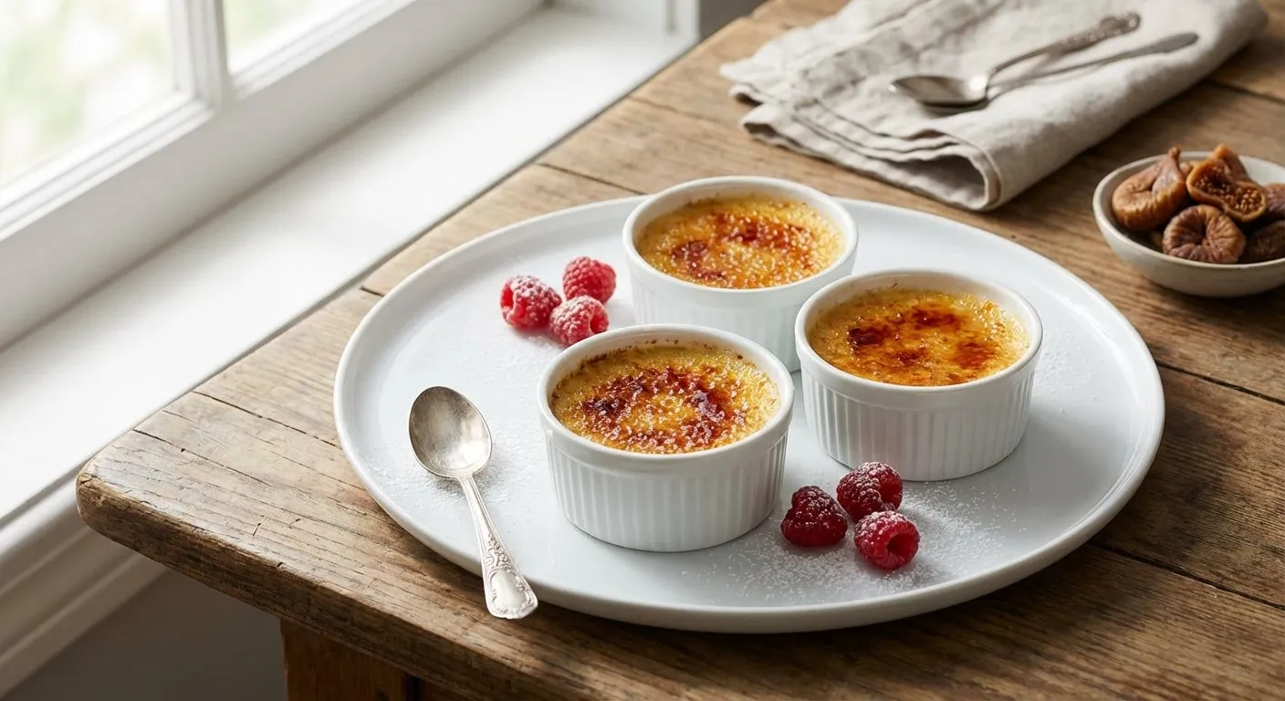 Crème Brûlée – Ëmbëlsirë Franceze - Recetë tradicionale shqiptare