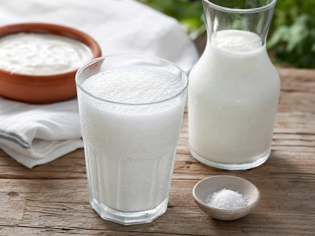 Dhallë Shqiptare me Kos, Ujë dhe Kripë - recetë tradicionale shqiptare salcë & turshi