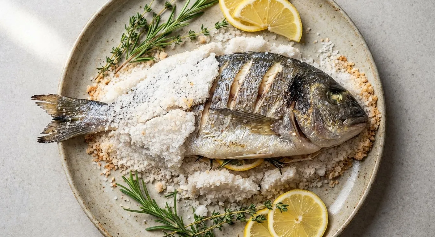 Dorada e Pjekur në Kripë - Recetë tradicionale shqiptare