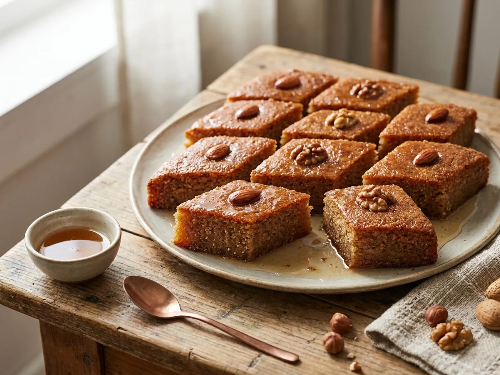 Ëmbëlsirë Semolina me sherbet - Hapat e Plotë në Shtëpi - recetë tradicionale shqiptare embelsira nga Berat