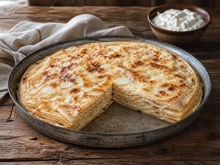 Fli Kosovare: Receta Tradicionale me Shtresa - recetë tradicionale shqiptare buka & brumëra nga Kosovë