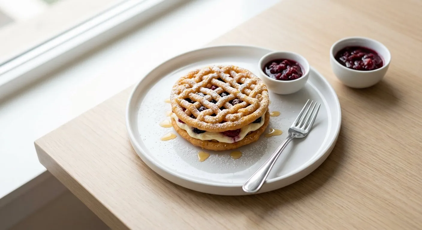 Tortë Funnel Cake – Ëmbëlsirë Panari - recetë tradicionale shqiptare embelsira nga Elbasan