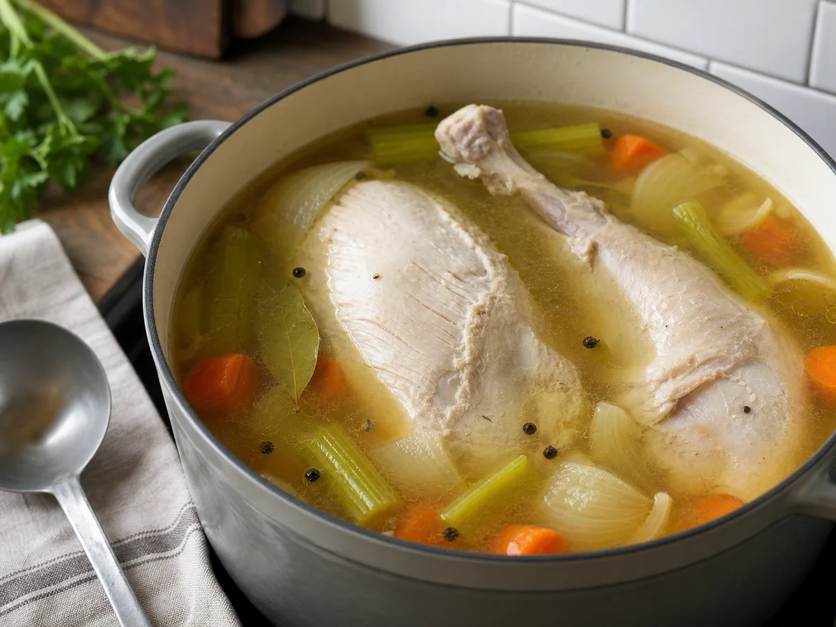 Si Zihet Gjeli i Detit në Lëng me Perime - recetë tradicionale shqiptare 
