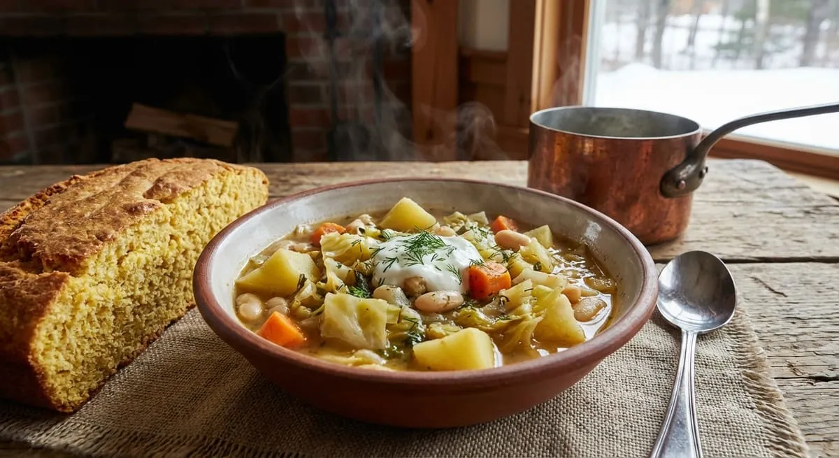 Gjelle me Laker pa Mish - recetë tradicionale shqiptare perimet nga Shkoder