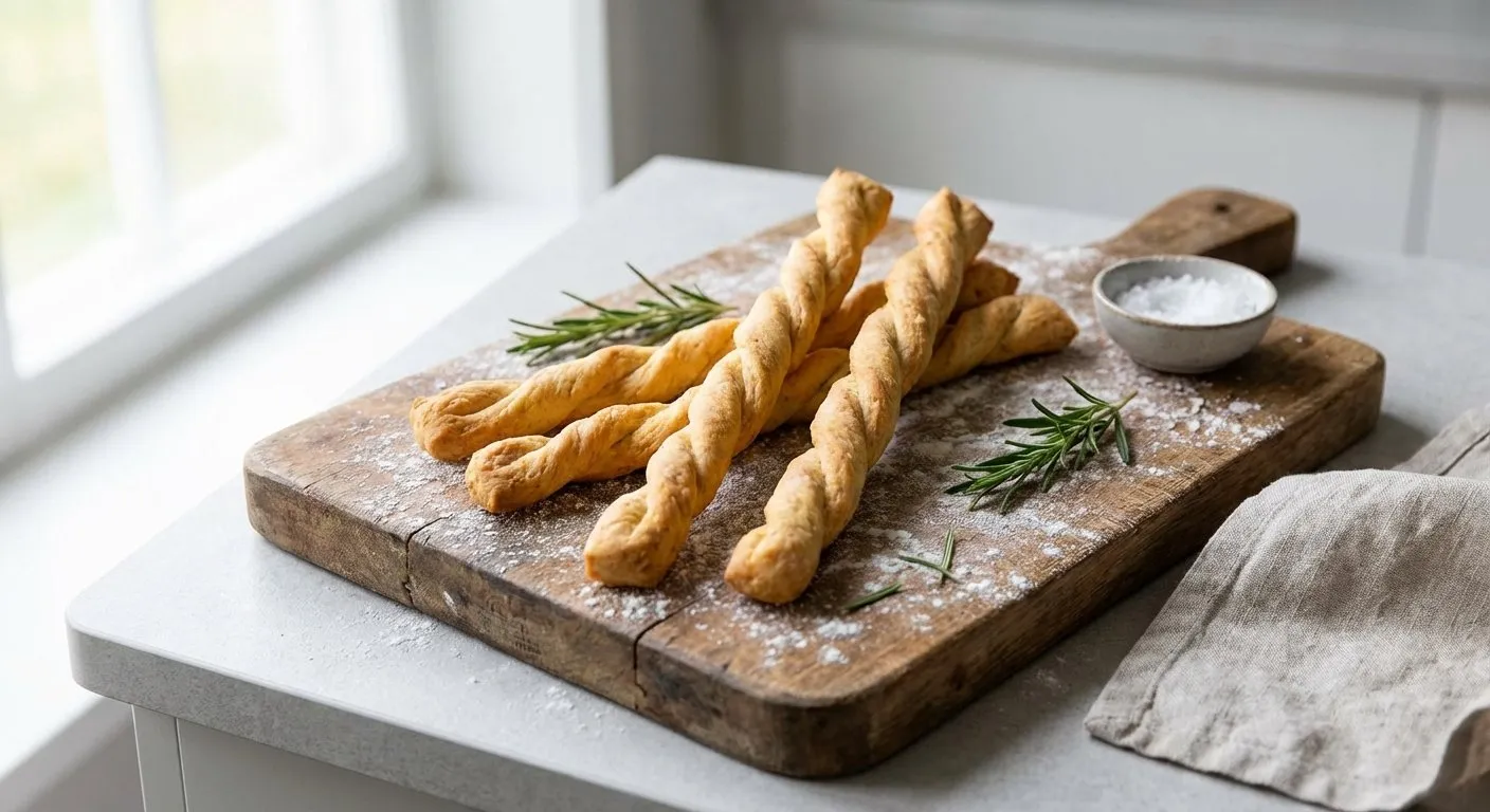 Grisini Shtëpie – Shkopinj Buke - recetë tradicionale shqiptare buka & brumera nga Vlore