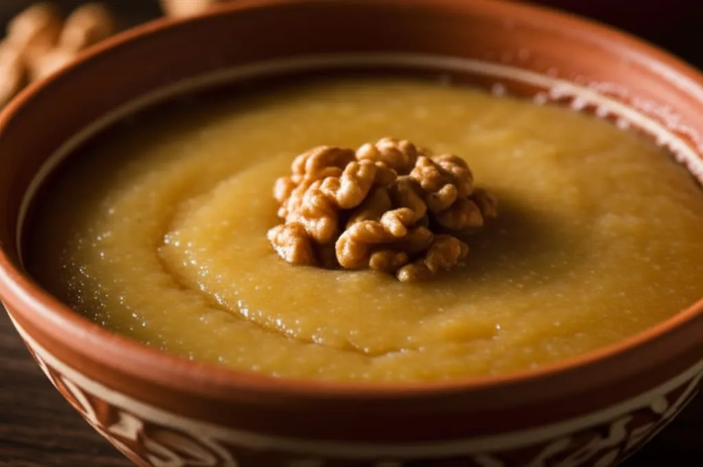 Hallva me Miell – Kur Pjekja Kthehet në Ritual të Shtëpisë - recetë tradicionale shqiptare ëmbëlsira nga Shqipëri