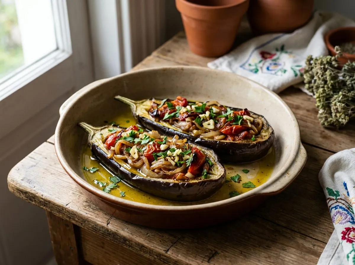 Imam Bajalldi - Receta Tradicionale Shqiptare në Shtëpi - Recetë tradicionale shqiptare