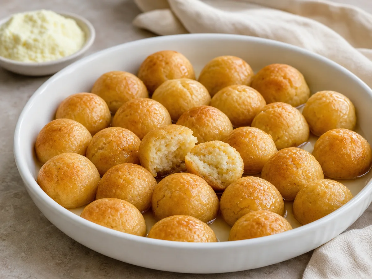Jufka me Qumësht Pluhur: Pufka me Sherbet - recetë tradicionale shqiptare ëmbëlsira nga Berat