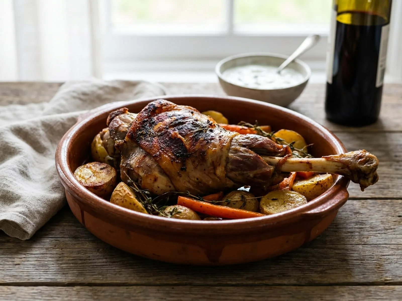 Kofshe Qingji Ne Furre - Receta Tradicionale në Shtëpi - Recetë tradicionale shqiptare