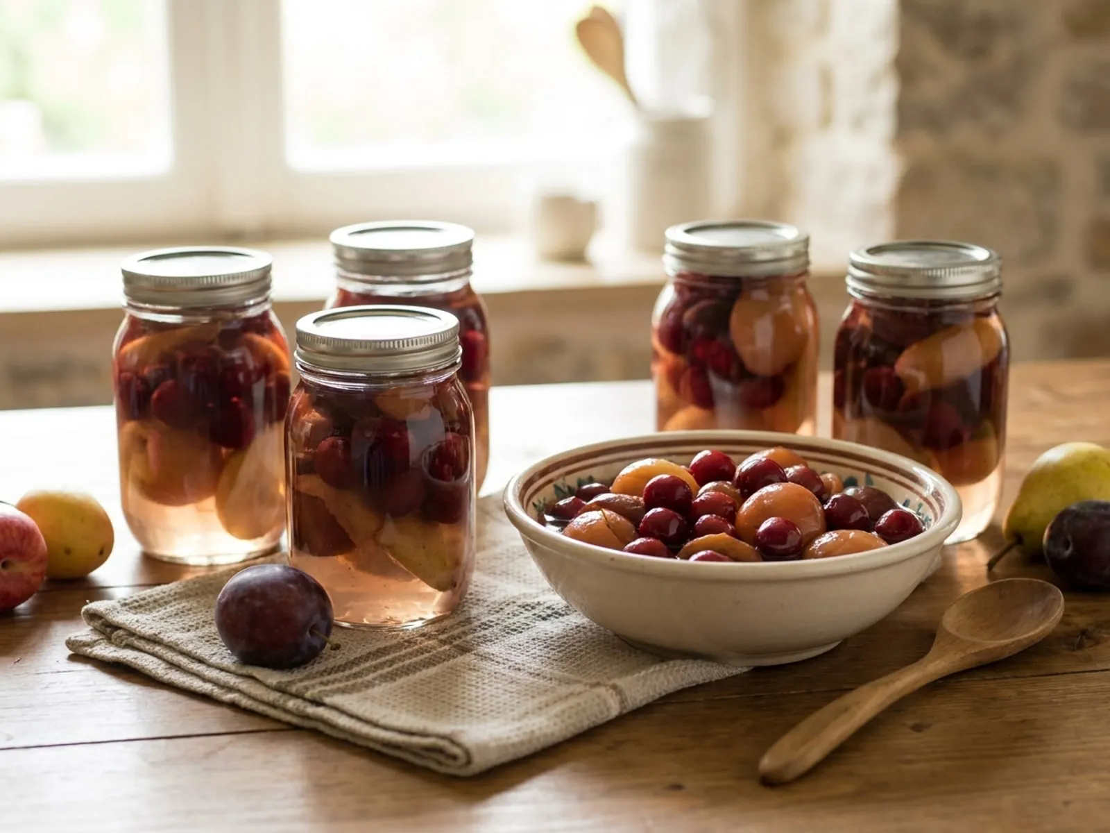 Komposto Me Fruta - Receta Tradicionale - recetë tradicionale shqiptare salcë & turshi nga Gjirokastër