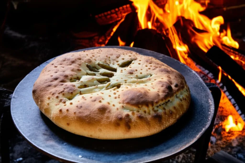 Kulaç i Mbushur në Saç – Kujtimet e Furrës që S’Harrohen - recetë tradicionale shqiptare buka & brumëra