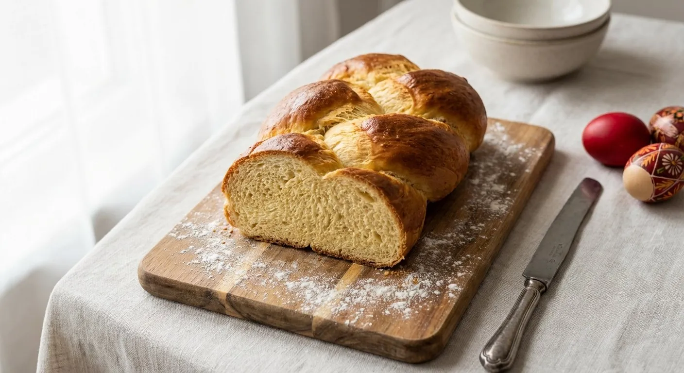 Kulaç Pashke – Bukë Festive - recetë tradicionale shqiptare buka & brumera nga Elbasan