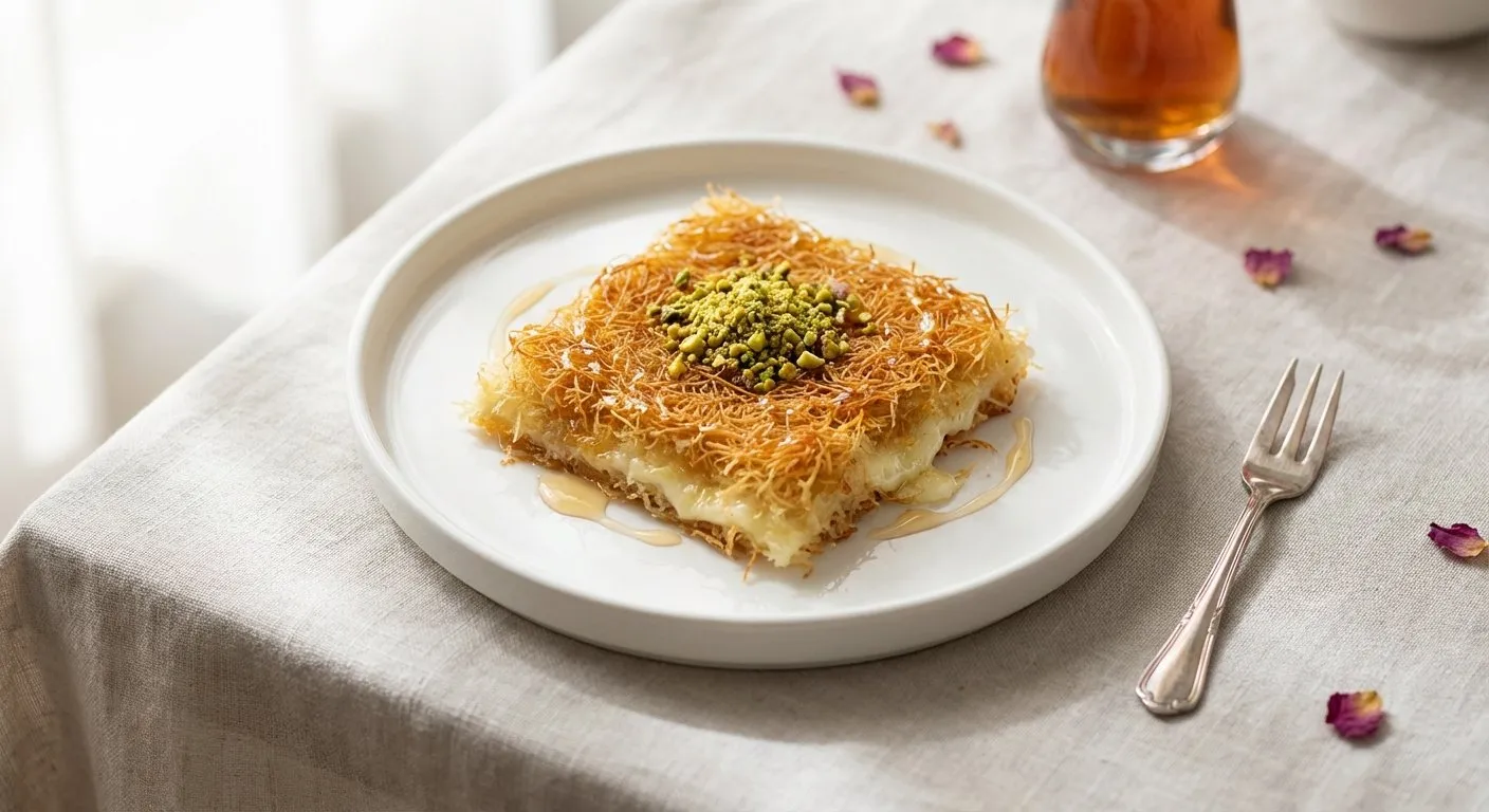 Kunafa me Djathë – Ëmbëlsirë Arabe - recetë tradicionale shqiptare embelsira nga Durres