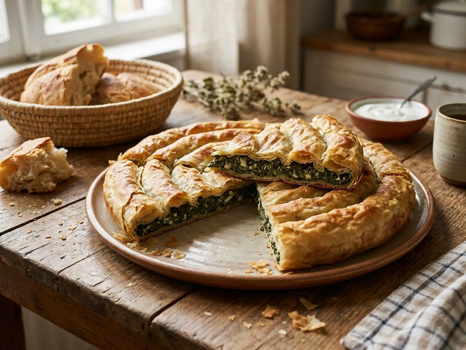 Lakror dy pete mbushur me hithra - Si ta Bëni në Shtëpi - recetë tradicionale shqiptare buka & brumera nga Berat