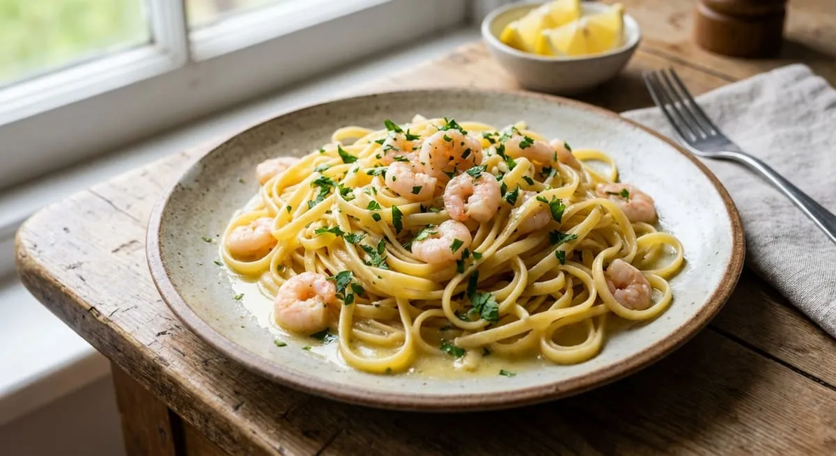 Makarona me Karkaleca - Receta Delikate - recetë tradicionale shqiptare mish & peshk nga Durres