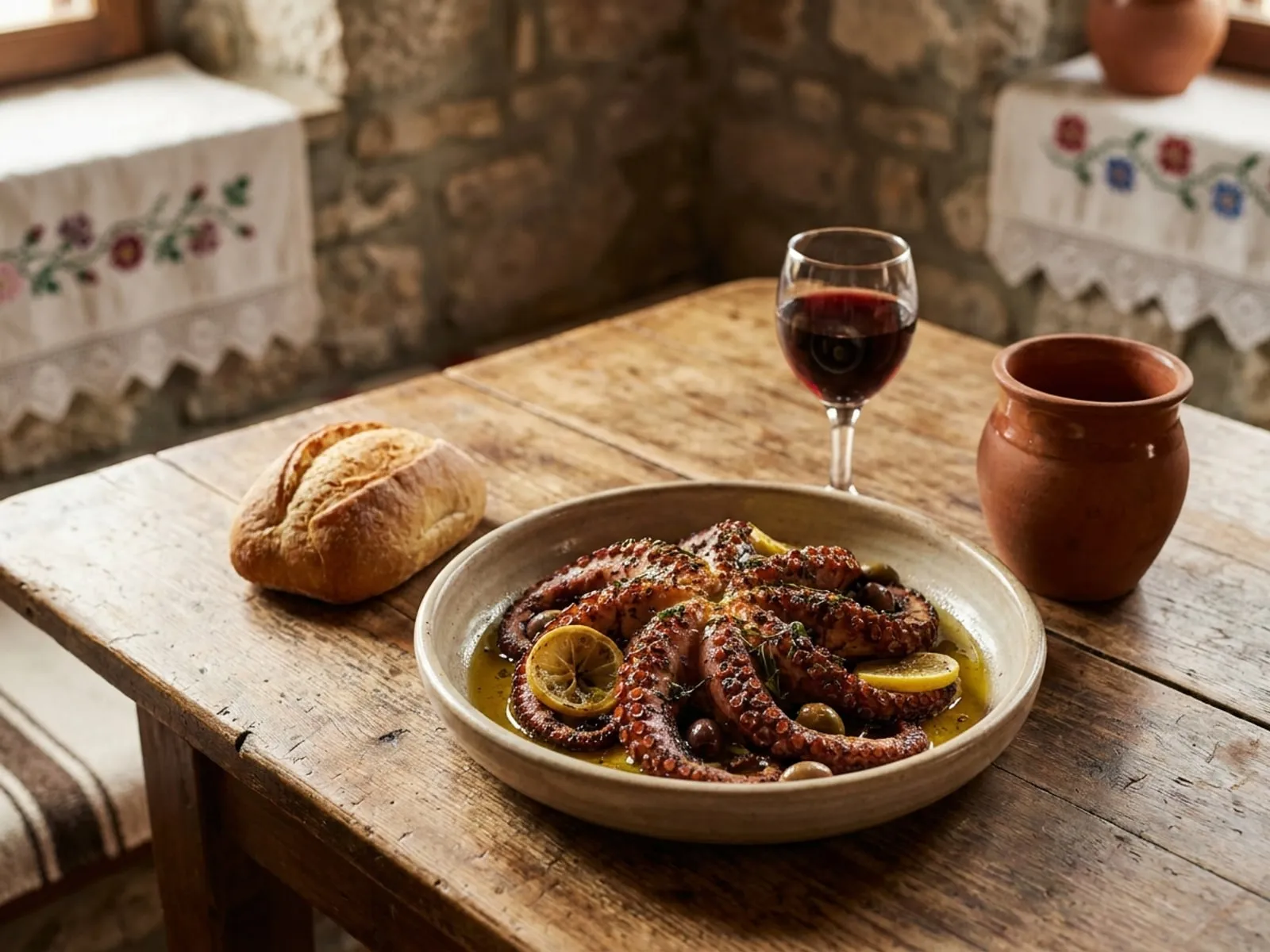 Oktapod Deti - Receta e Plotë - Hapat e Plotë në Shtëpi - recetë tradicionale shqiptare mish & peshk nga Tirane