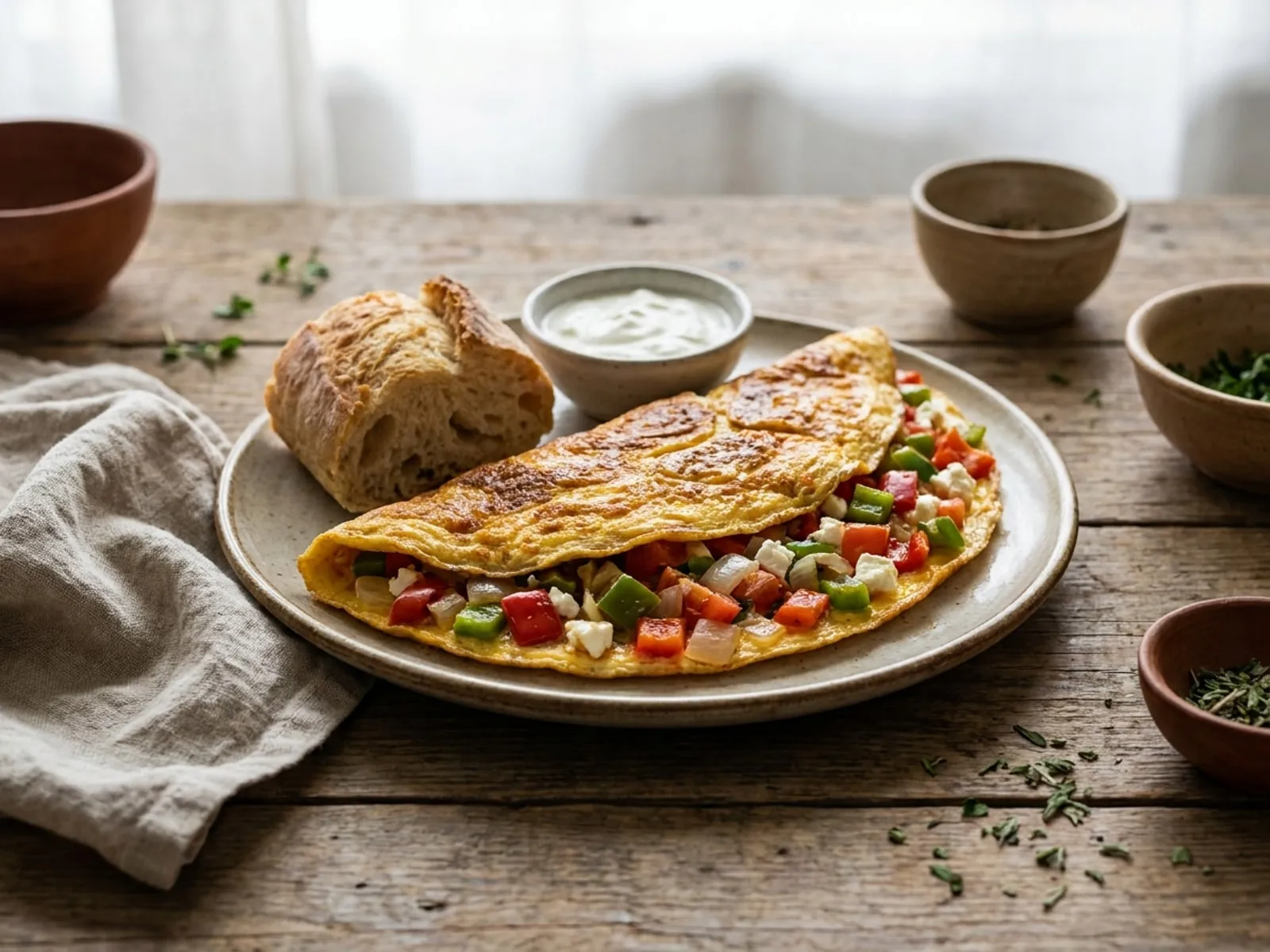 Omlete E Shpejte Me Perime - Receta Familjare në Shtëpi - Recetë tradicionale shqiptare