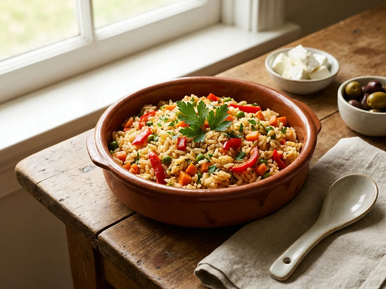 Oriz Me Perime - Receta e Plotë - Si ta Bëni në Shtëpi - Recetë tradicionale shqiptare