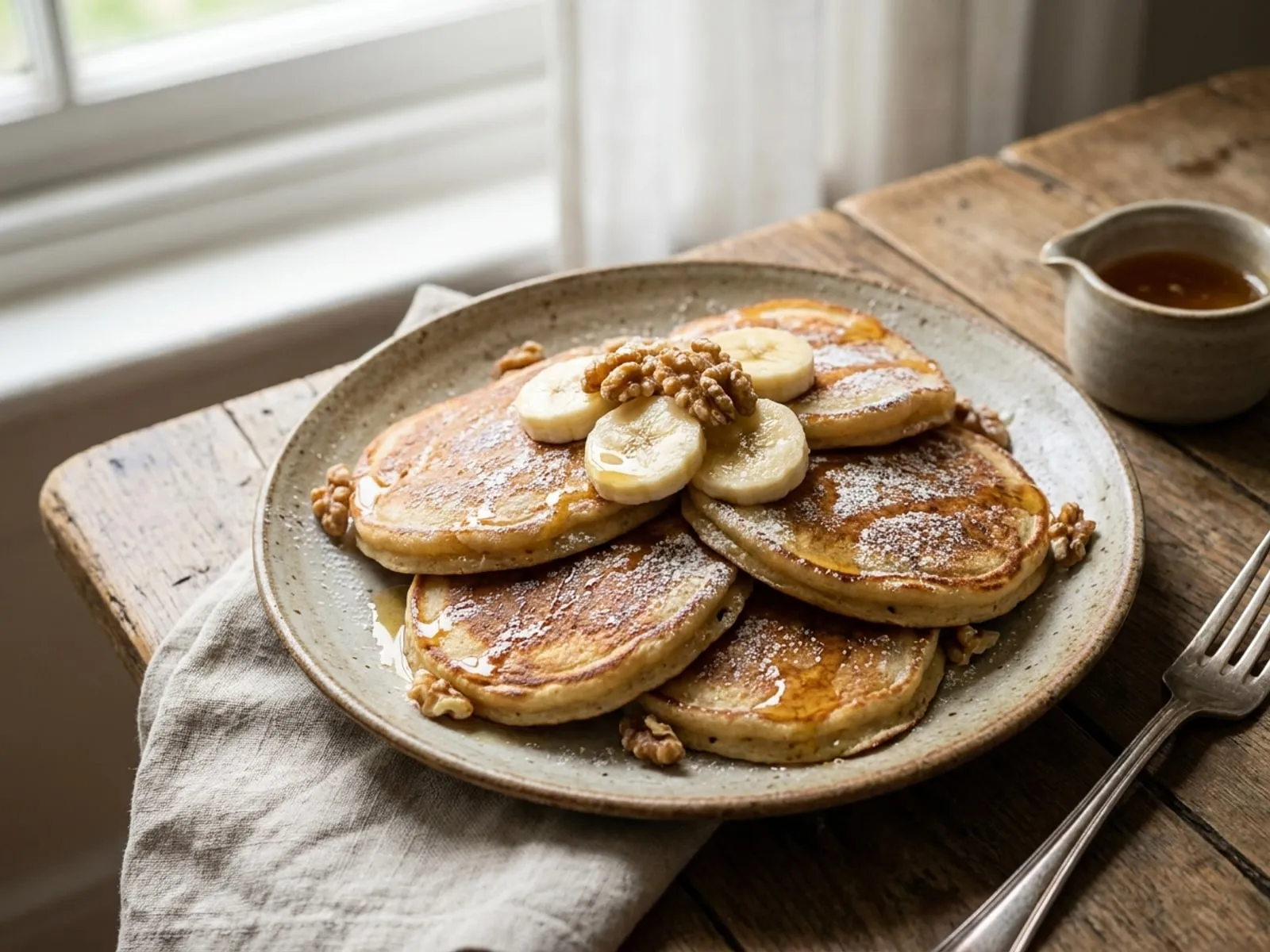 Pancakes Me Banane - Receta Tradicionale në Shtëpi - recetë tradicionale shqiptare embelsira nga Tirane