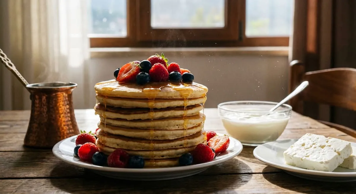 Pancakes - Receta Shqip e Bute - recetë tradicionale shqiptare buka & brumëra nga Tirane