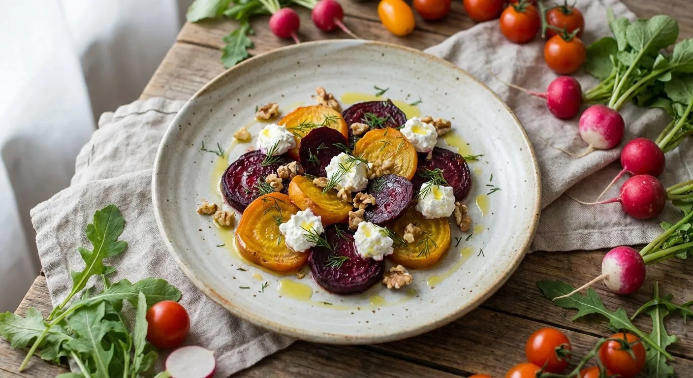 Panxhar i Pjekur me Djathë Dhie - recetë tradicionale shqiptare perimet nga Gjirokaster