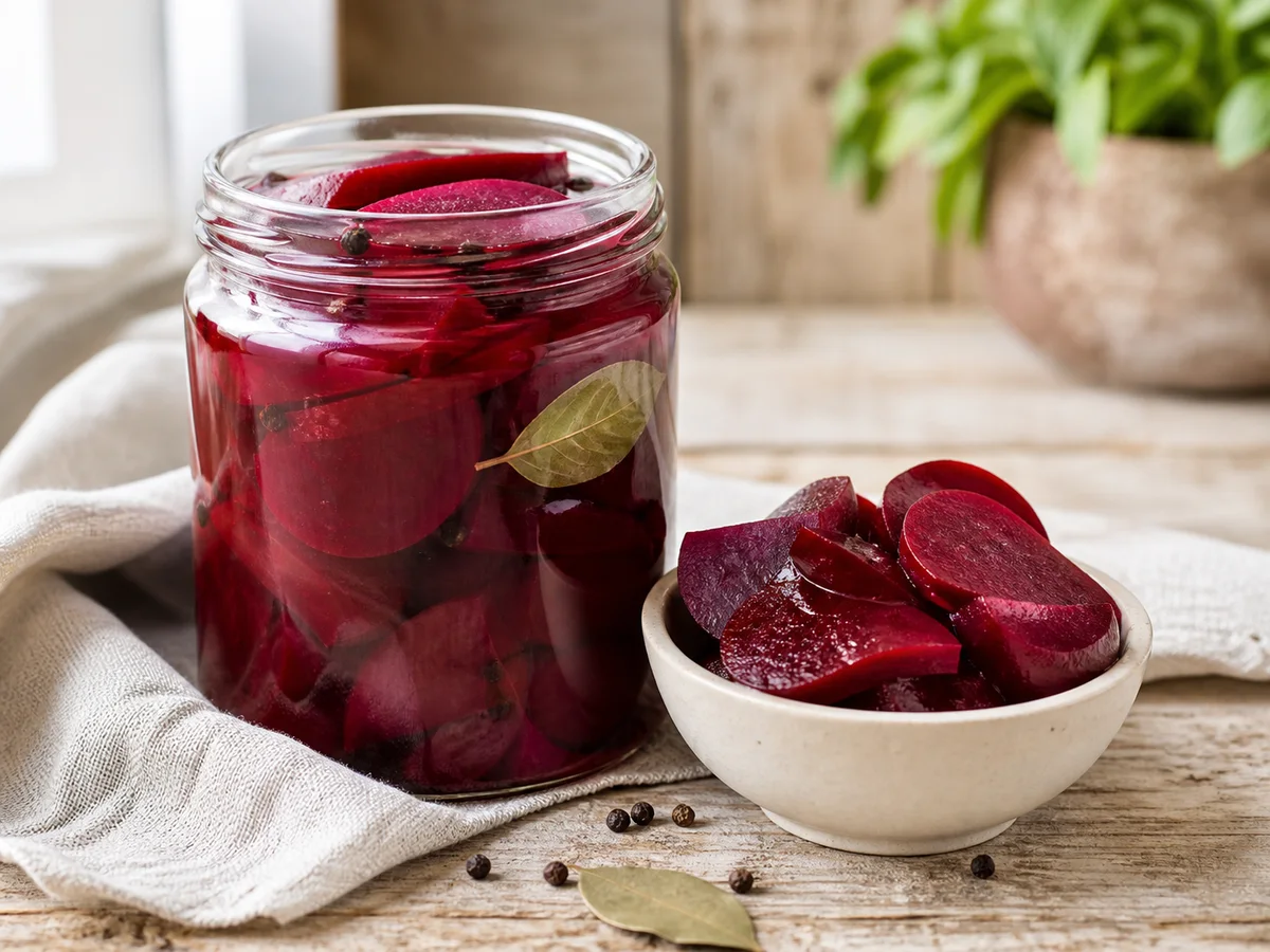 Panxhar i Kuq Turshi për Frigorifer - recetë tradicionale shqiptare salcë & turshi nga Shqiperi
