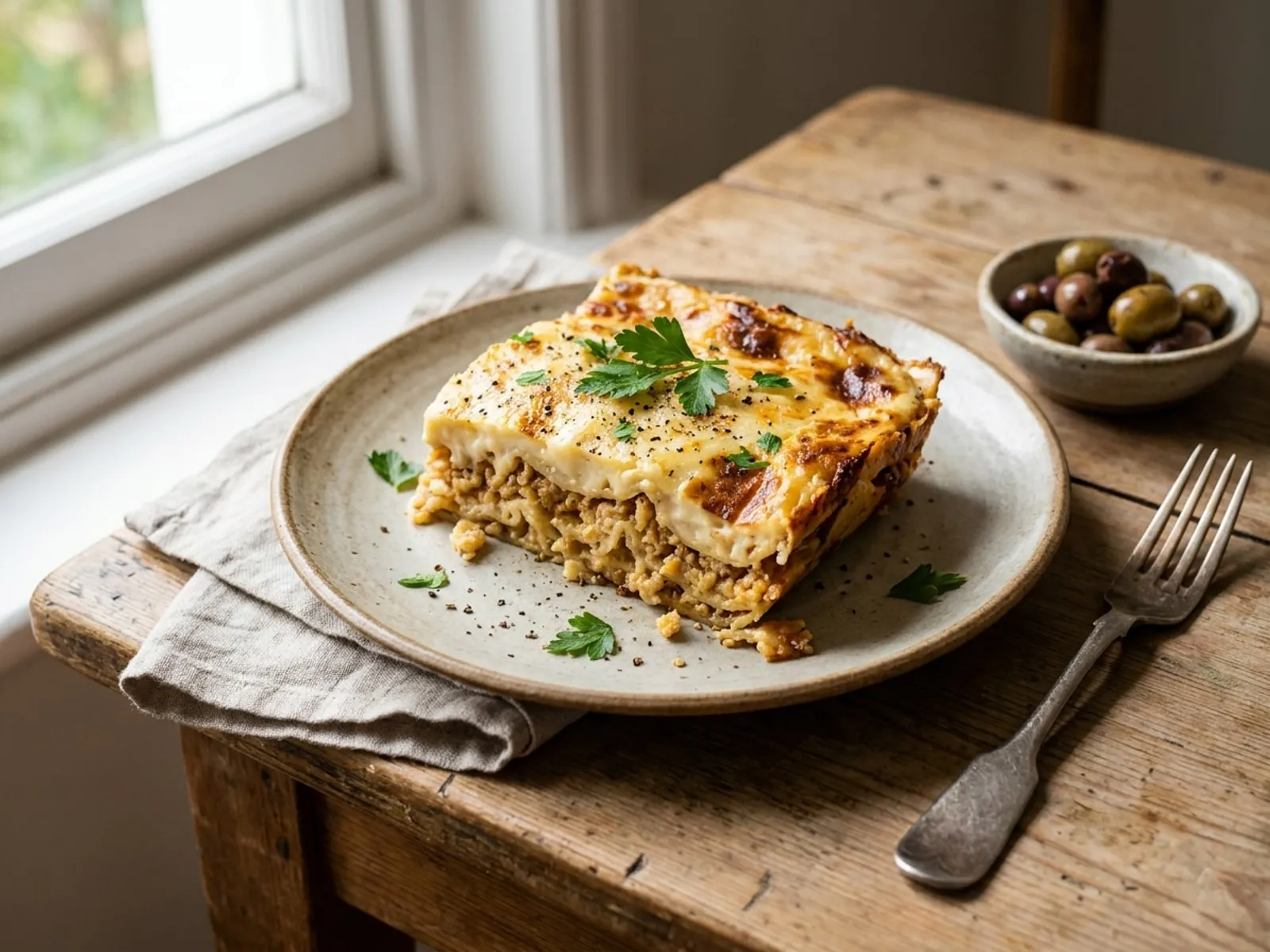 Pastiçe djathë e salcë beshamel - Si ta Bëni në Shtëpi - recetë tradicionale shqiptare buka & brumera nga Vlore