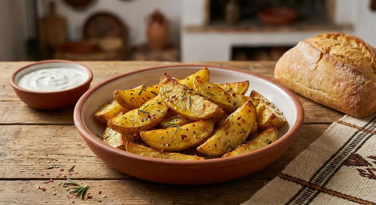 Patate ne Furre - Receta Krokante