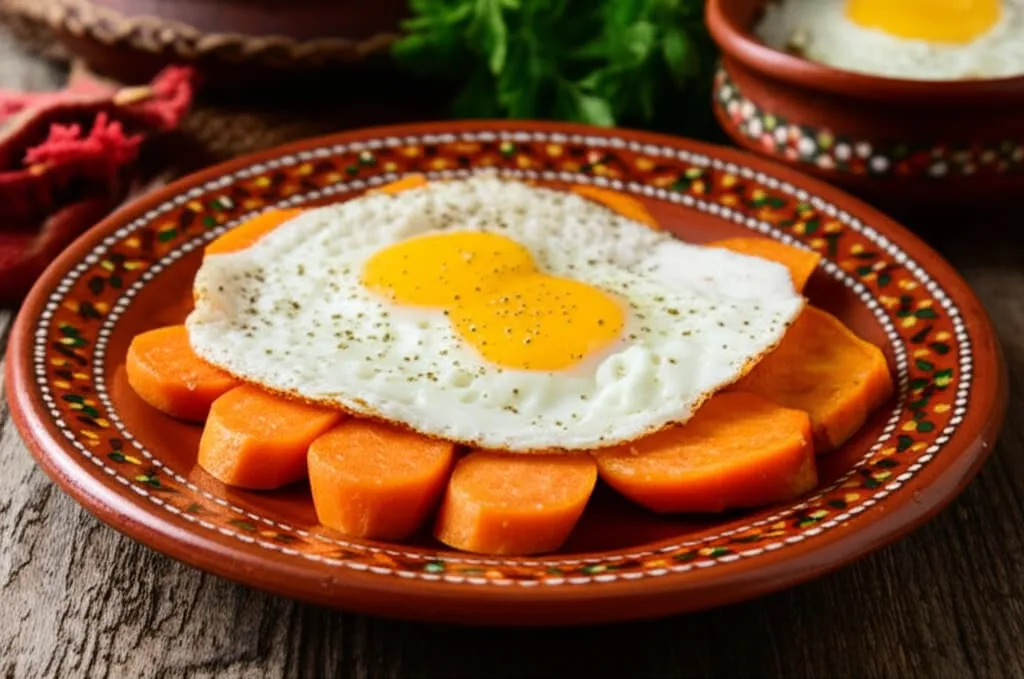 Patate Të Ëmbla Me Vezë Të Skuqura – Receta e Thjeshtë e Plot Shëndet - recetë tradicionale shqiptare perimet