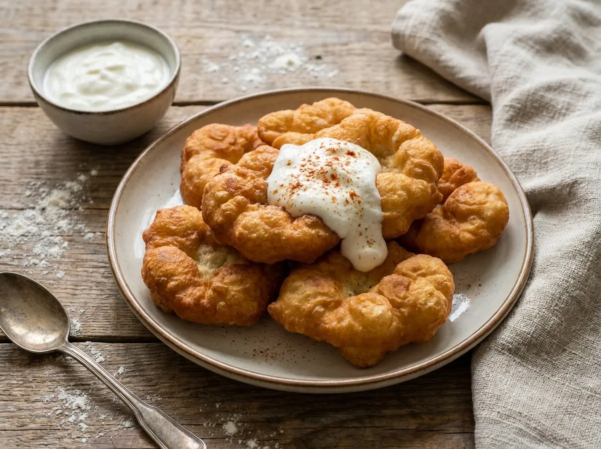 Petulla me Kos pa Maja - Recetë tradicionale shqiptare