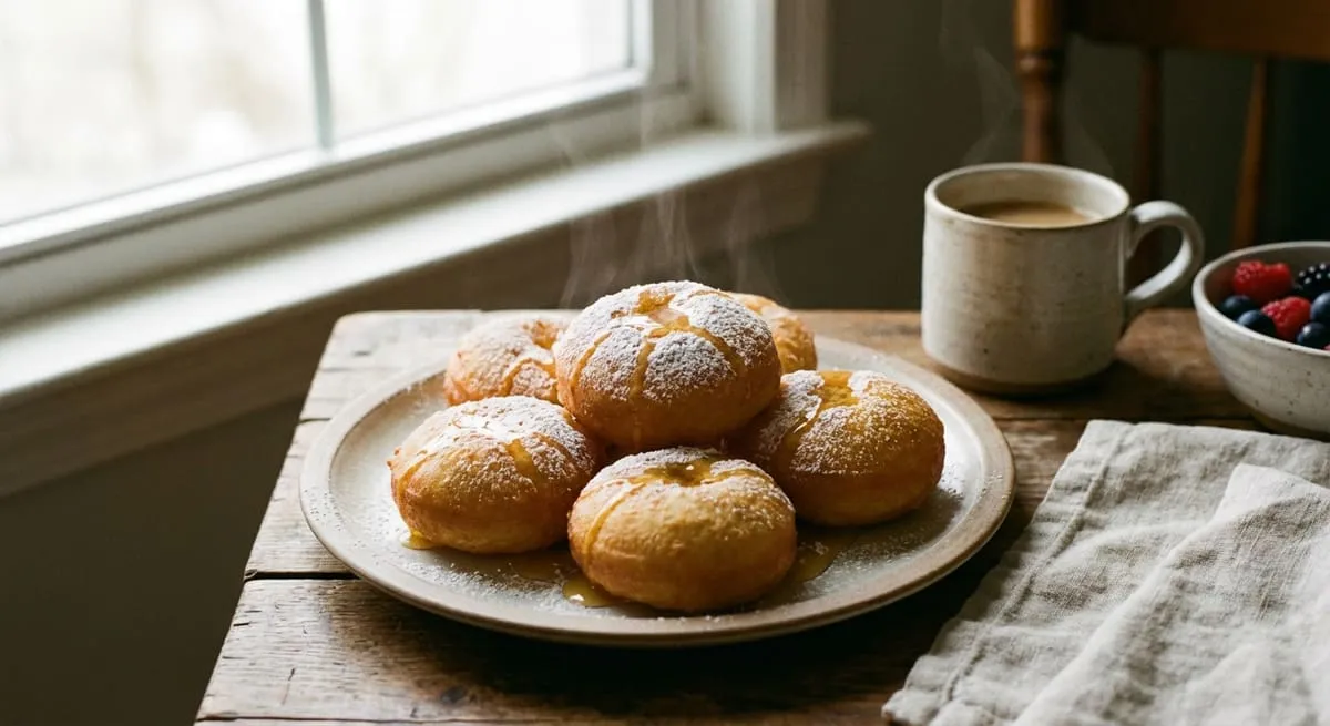 Petulla me Qumesht - Receta e Bute - recetë tradicionale shqiptare buka & brumëra nga Berat