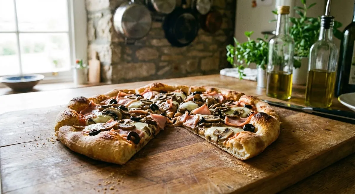 Pica Kapricoza - Receta Shtepie - recetë tradicionale shqiptare buka & brumëra nga Shkoder