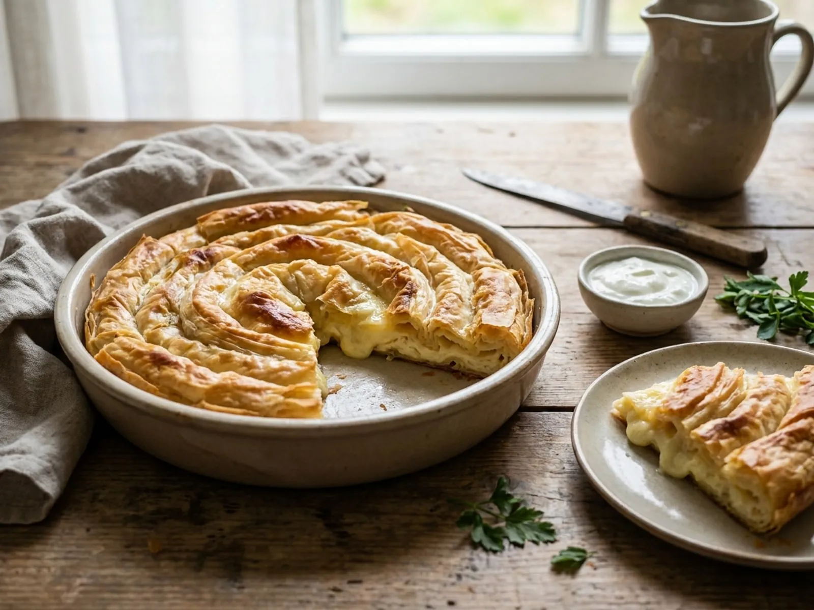 Pite Me Djath - Receta e Plotë - Hapat e Plotë në Shtëpi - recetë tradicionale shqiptare buka & brumera nga Elbasan