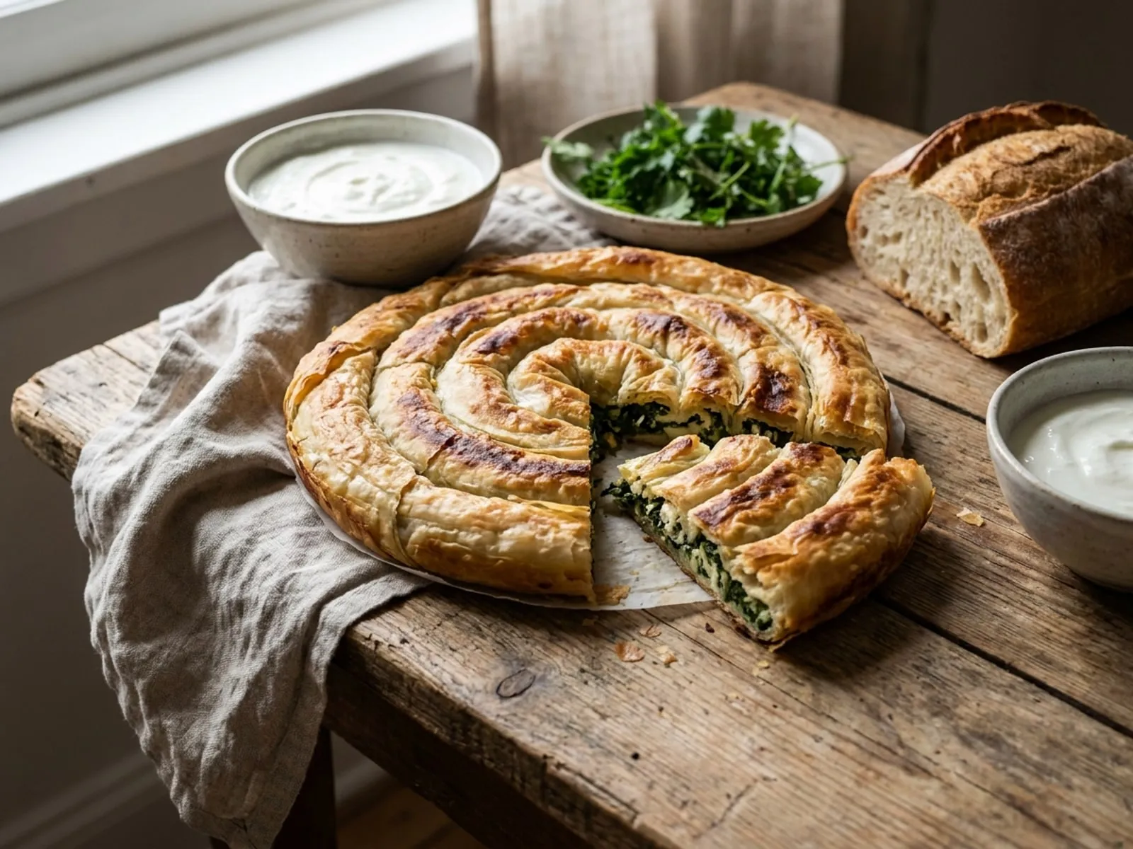 Pite Ne Tigan - Receta e Plotë - Hapat e Plotë në Shtëpi - recetë tradicionale shqiptare buka & brumera nga Korce