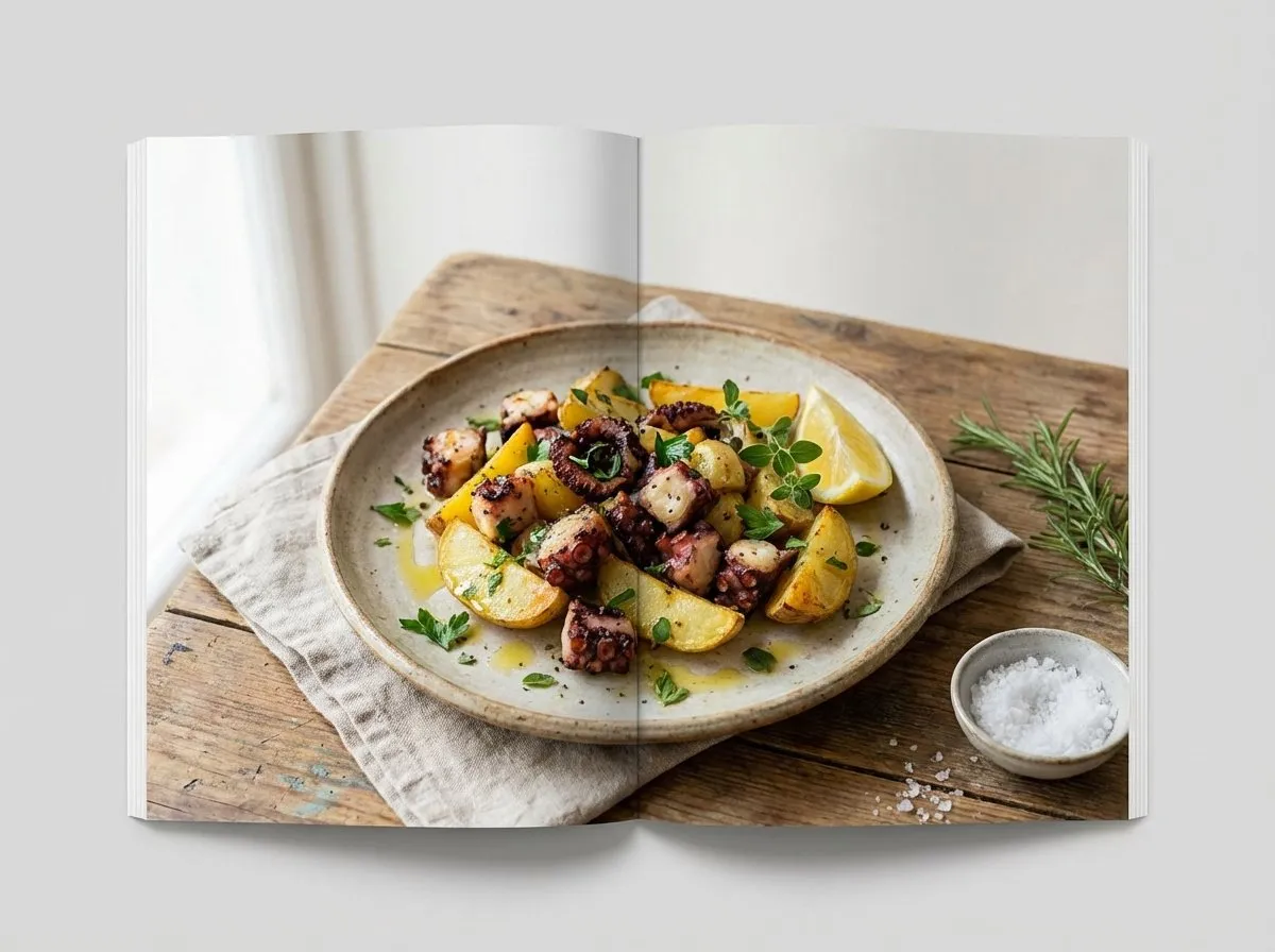 Polpo me Patate – Recetë Mesdhetare - recetë tradicionale shqiptare mish & peshk nga Elbasan