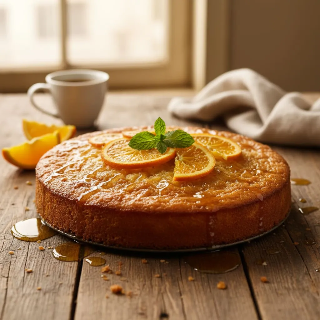 Portokalopita - Receta Greke me Portokall dhe Sherbet - Recetë tradicionale shqiptare