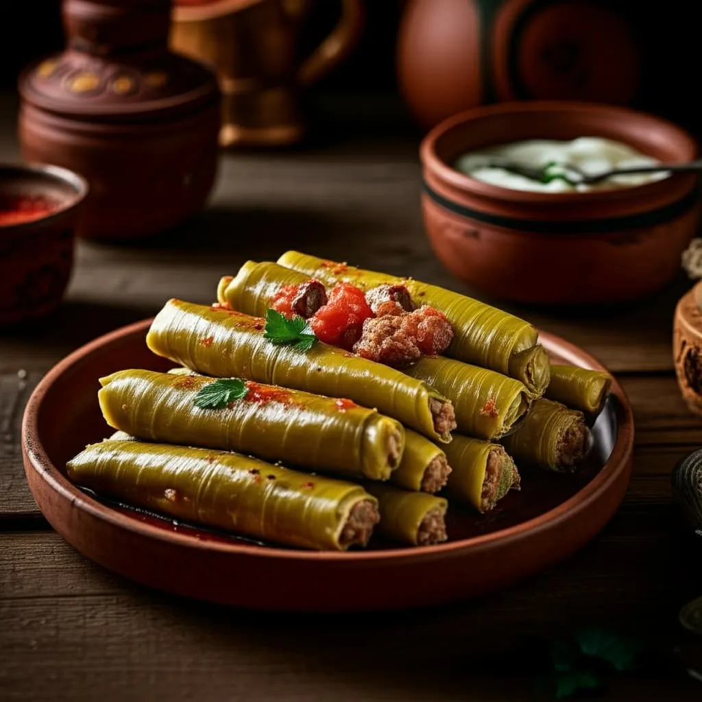 Presh të Mbushur me Mish të Grirë dhe Oriz – Receta me Shije Speciale - recetë tradicionale shqiptare mish & peshk