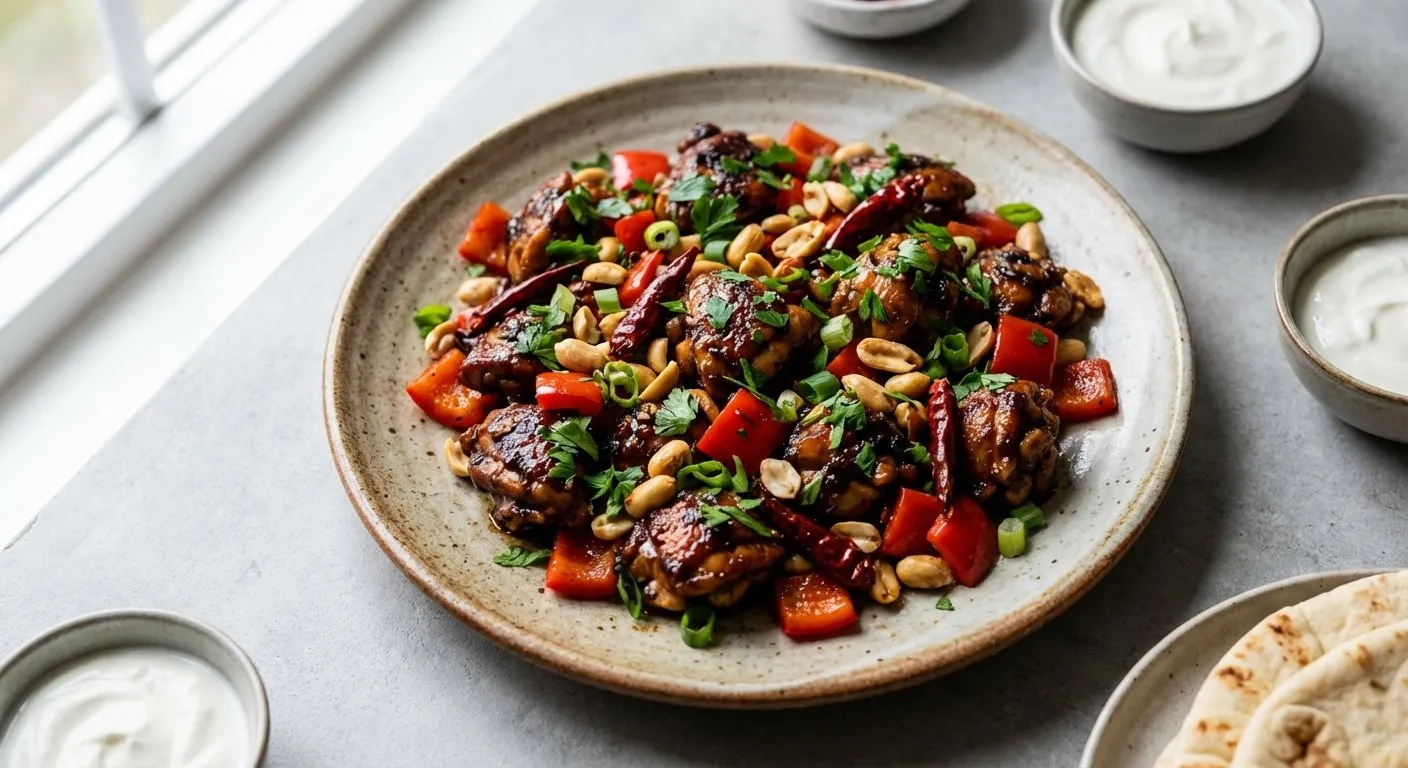 Pulë Kung Pao – Recetë Kineze - Recetë tradicionale shqiptare