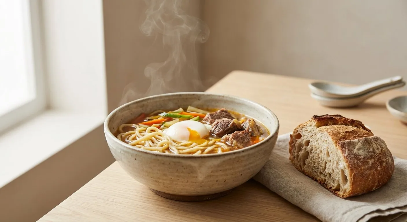Supë Ramen Shtëpie - Recetë tradicionale shqiptare