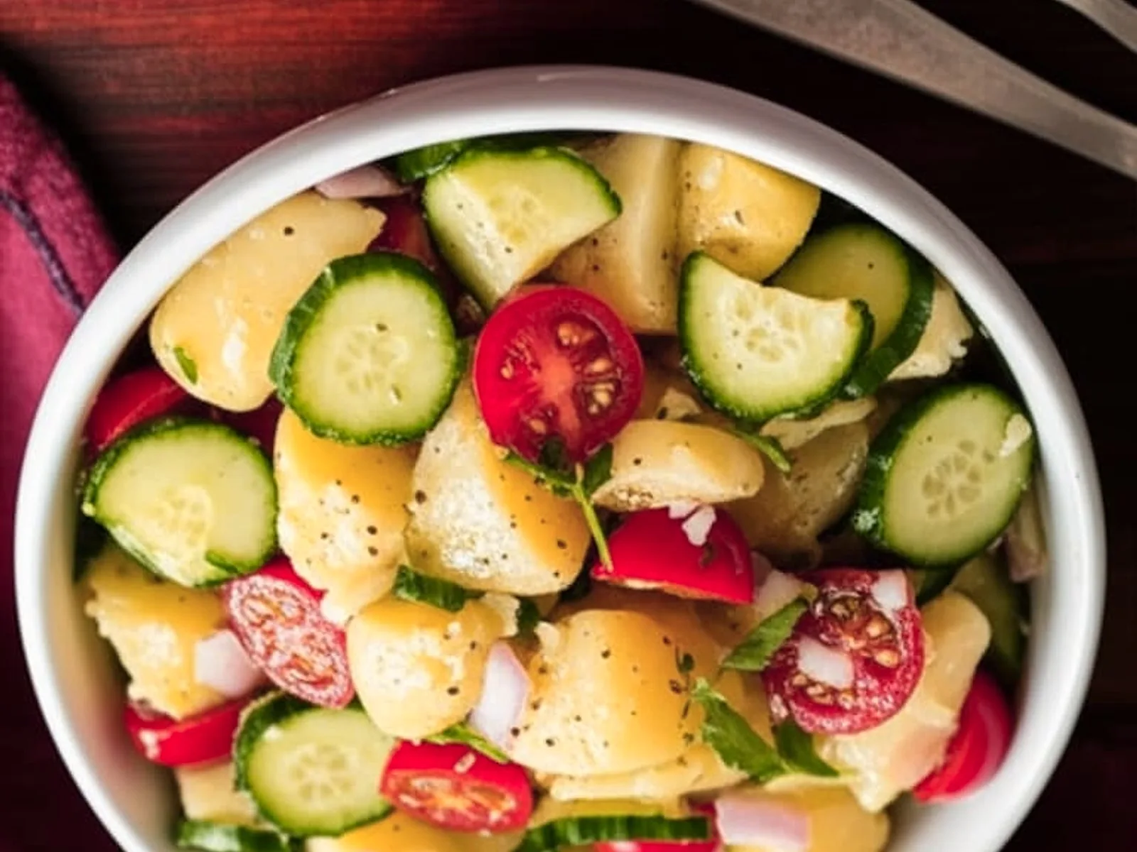 Sallatë Ruse Pa Majonezë – Versioni i Shëndetshëm - recetë tradicionale shqiptare sallatë