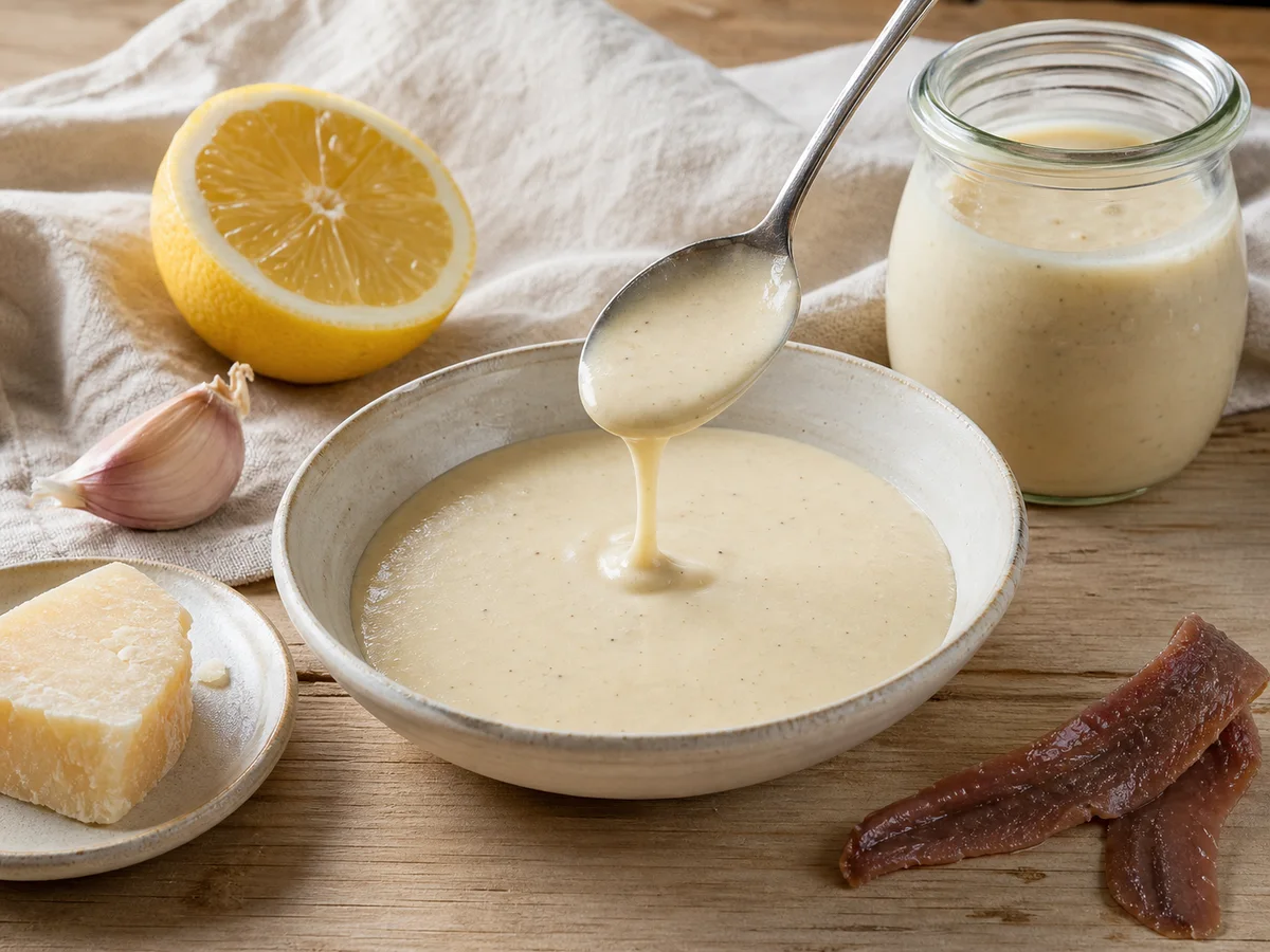 Salcë Cezar me Vezë të Pasterizuar - recetë tradicionale shqiptare salcë & turshi nga Elbasan