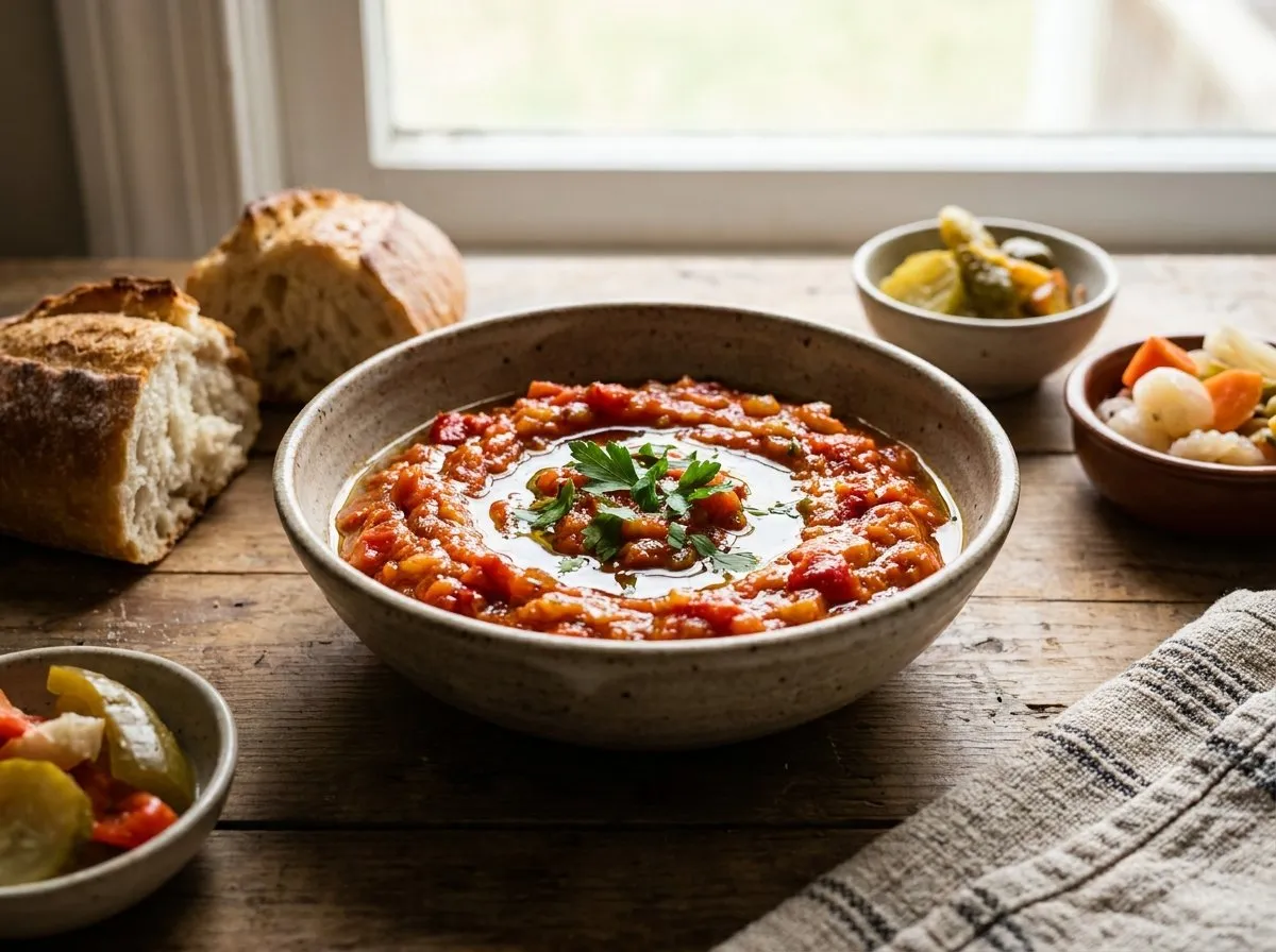 Salcë Specash të Kuq të Pjekur - Recetë tradicionale shqiptare