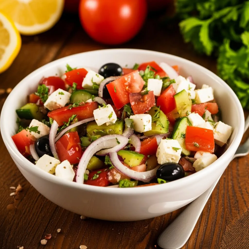 Sallatë Fshati – Receta Turke Për më Shumë Shije - recetë tradicionale shqiptare sallatë